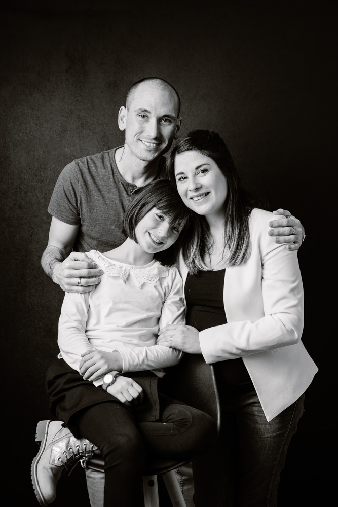 portrait famille studio Nantes photographe
