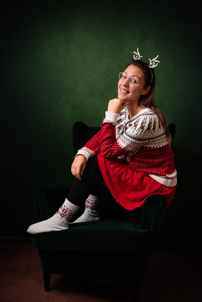 séance photo Noël Nantes studio