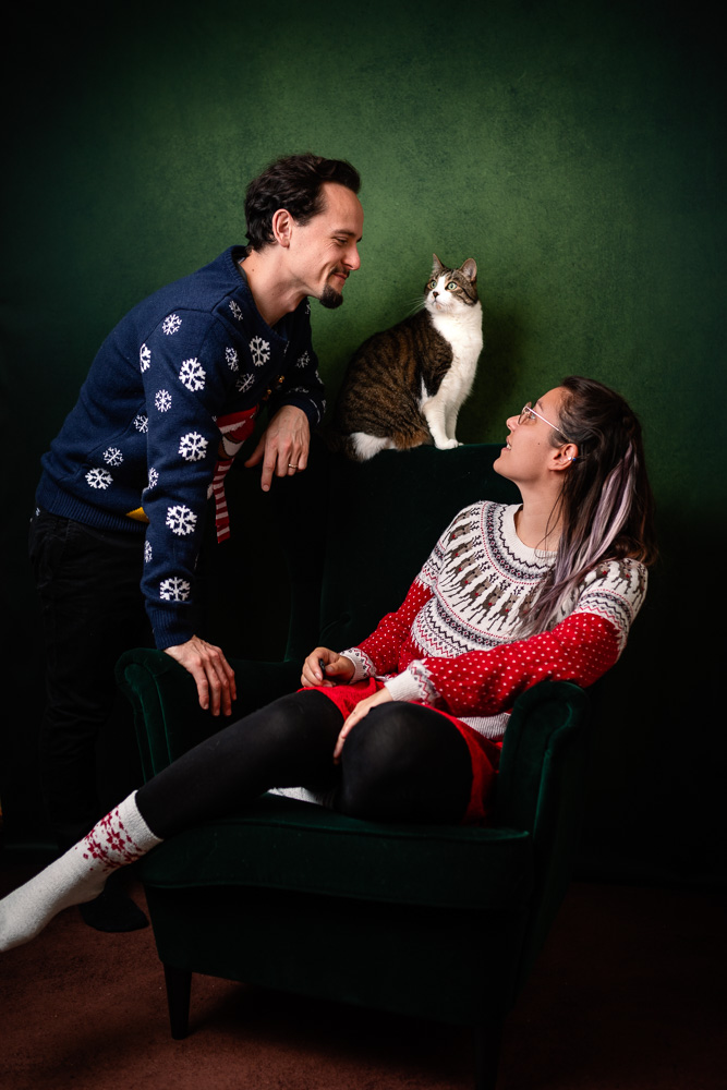 séance photo Noël Nantes studio