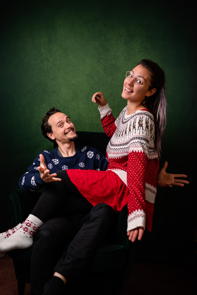 séance photo Noël Nantes studio