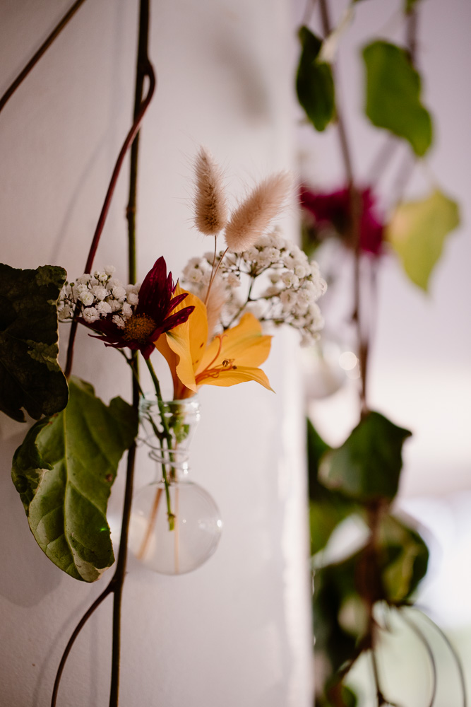 déco mariage hiver château de Vair