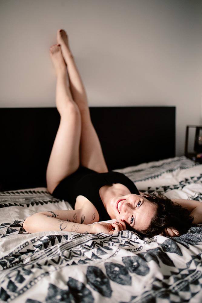 photographe boudoir Nantes cocooning femme à domicile