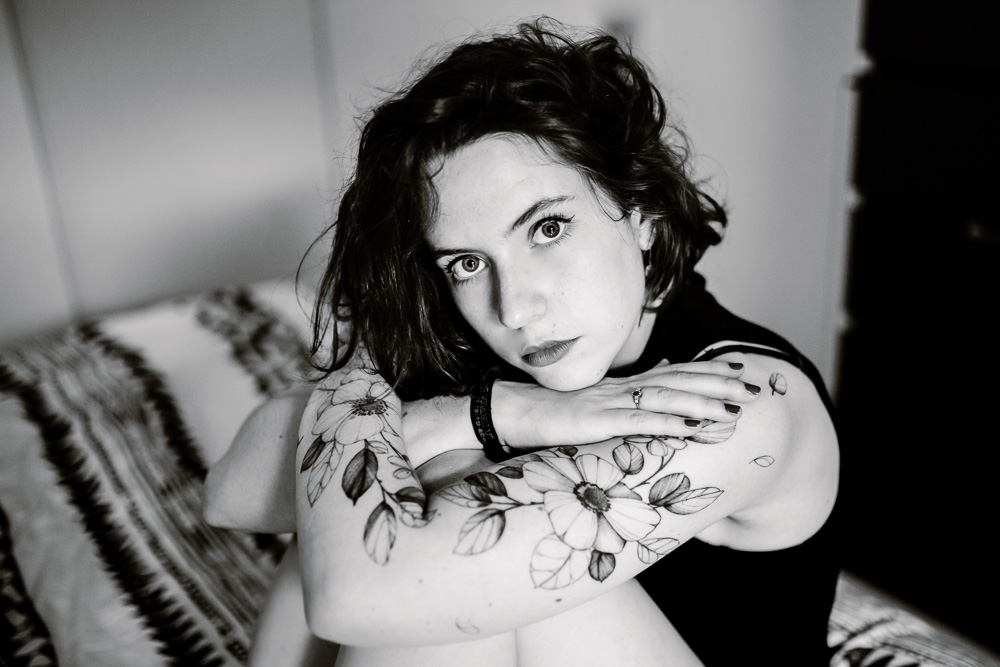photographe boudoir Nantes cocooning femme à domicile