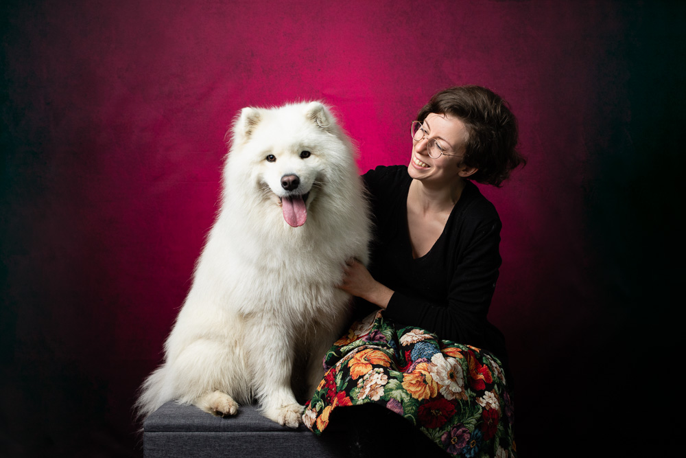 photo chien Nantes Studio Samoyède Blanc