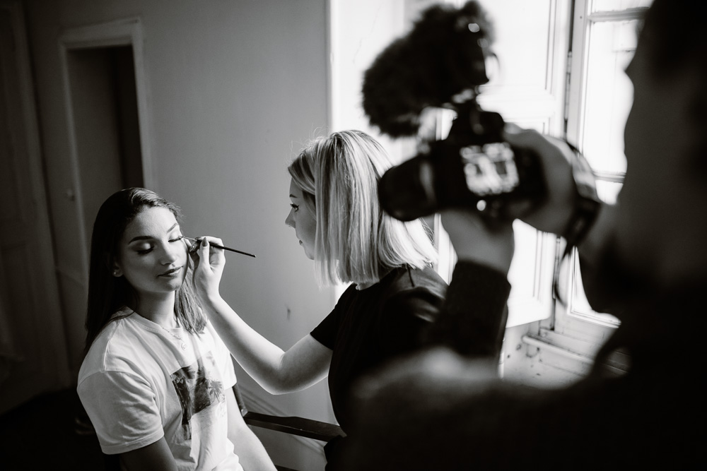 backstage vidéo de mariage vidéaste