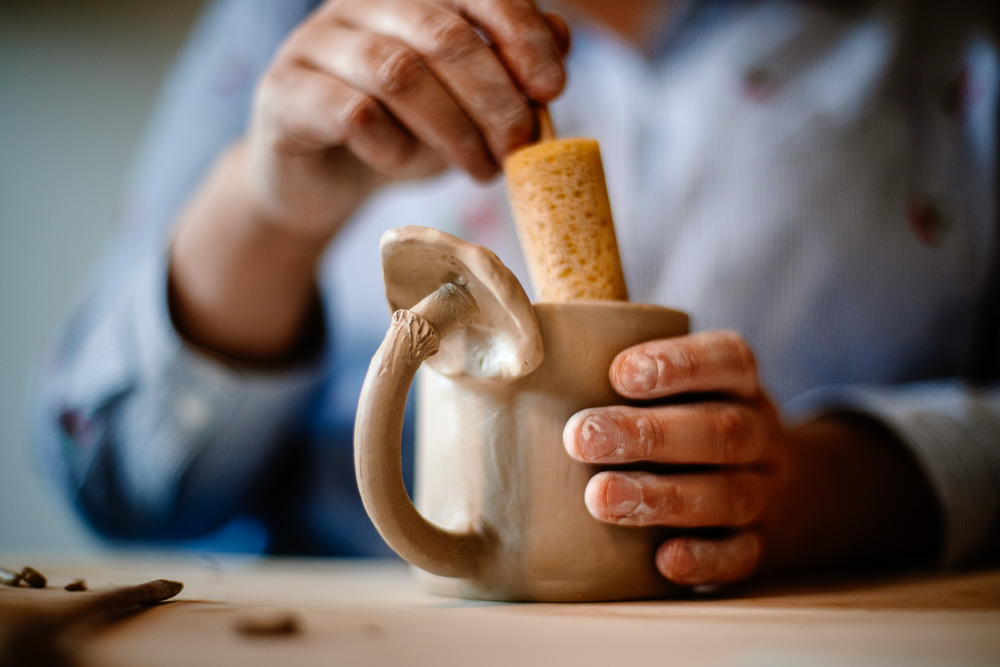photographe artisan céramique Kaki poterie
